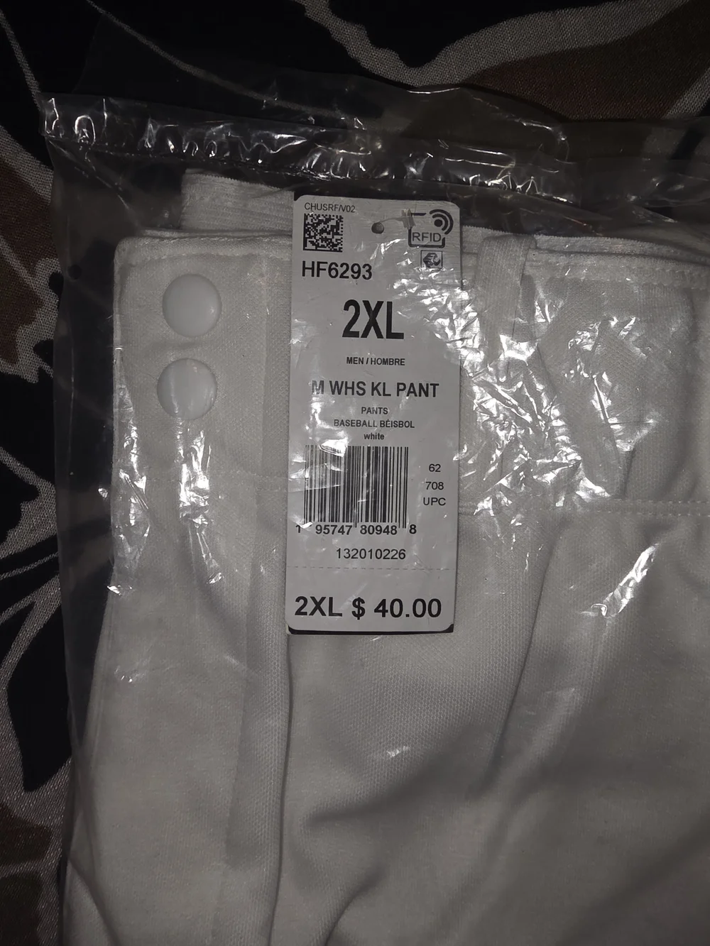 adidas Men's 2XL Impact Knee Length Baseball Pants
